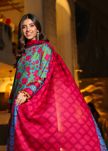 Alkaram Studio SS-18-24 Blue Spring Summer Collection Online Shopping